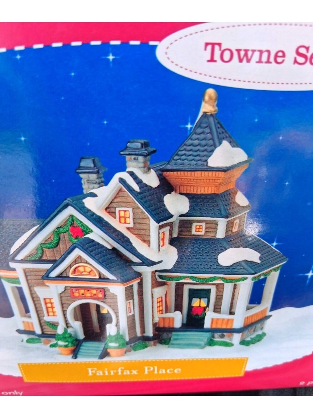 Santas Workbench Village Porcelain "Fairfax Place" Interior Series
